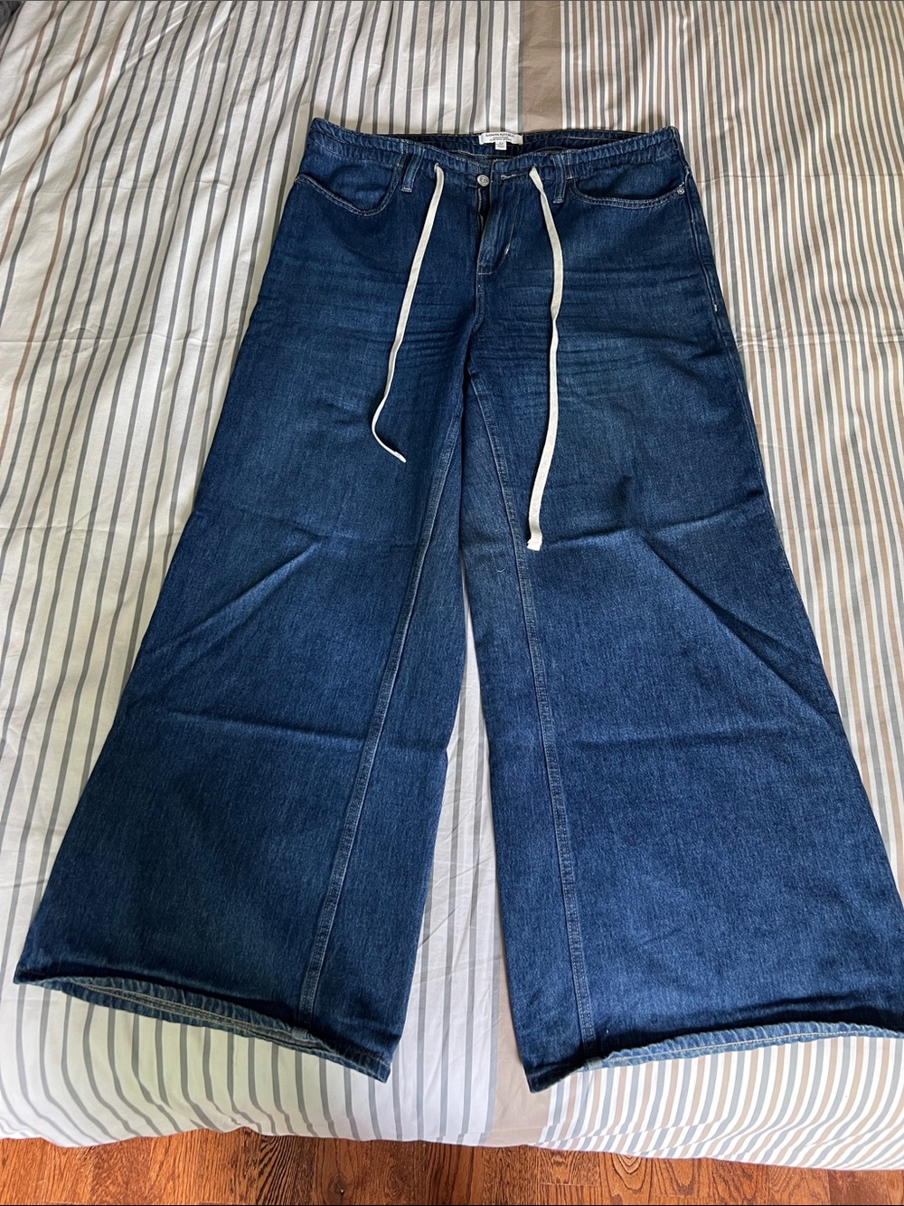 Banana Republic Dark Blue Wide Leg Jeans